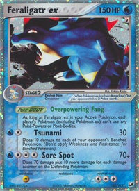 Feraligatr ex  - Holofoil Unseen Forces - Ultra Rare
