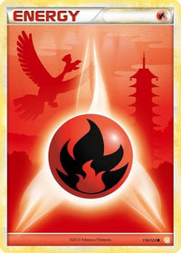 Fire Energy 116  - Reverse Holofoil HeartGold SoulSilver - Common