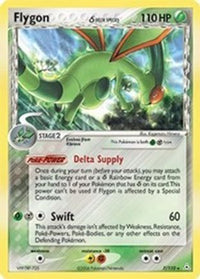Flygon (Delta Species)/110  - Reverse Holofoil Holon Phantoms - Holo Rare