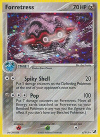 Forretress  - Holofoil Unseen Forces - Holo Rare
