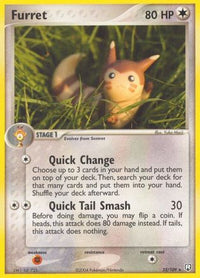 Furret  - Reverse Holofoil Team Rocket Returns - Rare