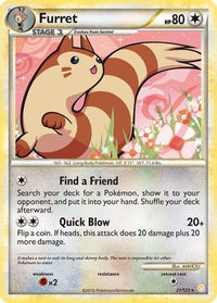 Furret  HeartGold SoulSilver - Rare