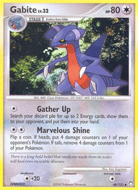 Gabite 048  Mysterious Treasures - Uncommon