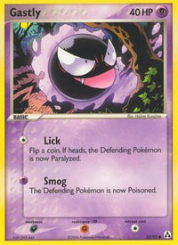 Gastly 052  - Reverse Holofoil Legend Maker - Common