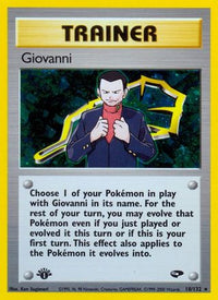 Giovanni (18/132) [Gym Challenge] Unlimited Holofoil - Holo Rare