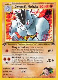Giovanni's Machoke 042  - Unlimited Gym Challenge - Uncommon