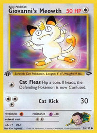 Giovanni's Meowth (74) (74) 074  - Unlimited Gym Challenge - Common