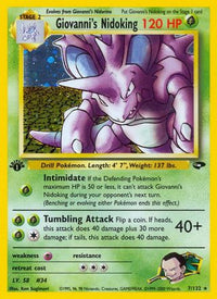 Giovanni's Nidoking (007/132) [Gym Challenge] Unlimited Holofoil - Holo Rare
