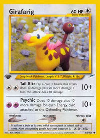 Girafarig (066/105) [Neo Destiny] 1st Edition - Common