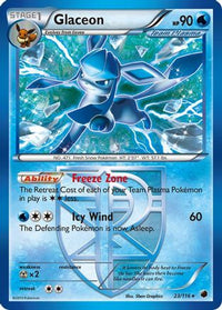 Glaceon (Team Plasma) 023  Plasma Freeze - Rare