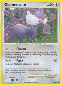 Glameow - DP23  - Holofoil Diamond and Pearl Promos - Promo