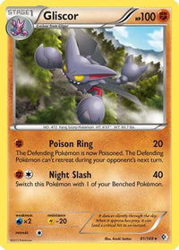 Gliscor  - Holofoil Boundaries Crossed - Holo Rare