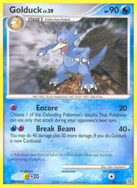 Golduck 028  Secret Wonders - Rare