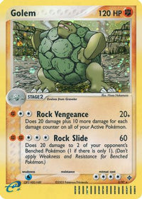 Golem  - Holofoil Dragon - Holo Rare