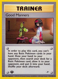 Good Manners 111  - Unlimited Gym Heroes - Uncommon