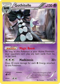 Gothitelle 072  - Holofoil Legendary Treasures - Holo Rare