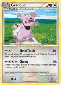 Granbull  HeartGold SoulSilver - Rare