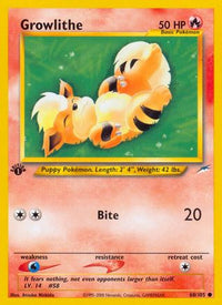 Growlithe 068  - Unlimited Neo Destiny - Common