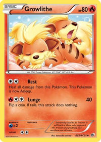 Growlithe RC4  - Holofoil Legendary Treasures Radiant Collection - Uncommon