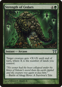Strength of Cedars [Champions of Kamigawa]
