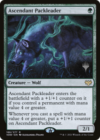 Ascendant Packleader (Promo Pack) [Innistrad: Crimson Vow Promos]