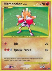 Hitmonchan  - Holofoil Platinum - Secret Rare