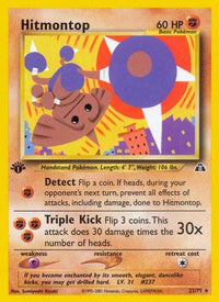 Hitmontop (22)  - Unlimited Neo Discovery - Rare