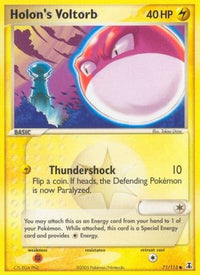 Holon's Voltorb 071  - Reverse Holofoil Delta Species - Common