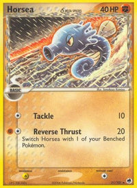 Horsea (Delta Species) 031/101  - Reverse Holofoil Dragon Frontiers - Uncommon