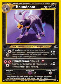 Houndoom (23) (23) 023/75  - Unlimited Neo Discovery - Rare