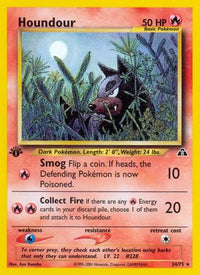 Houndour (24)  - Unlimited Neo Discovery - Rare