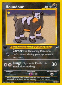 Houndour (043/105) [Neo Destiny] 1st Edition - Uncommon