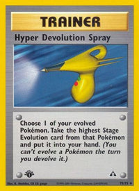 Hyper Devolution Spray (073/75) [Neo Discovery] 1st Edition - Uncommon