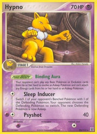 Hypno  - Reverse Holofoil Delta Species - Rare