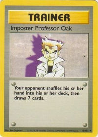 Imposter Professor Oak 073  Base Set - Rare