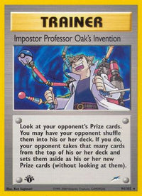 Impostor Professor Oak's Invention  - Unlimited Neo Destiny - Rare