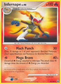 Infernape  Majestic Dawn - Rare