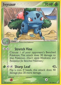 Ivysaur - 035/100/100  Crystal Guardians - Uncommon