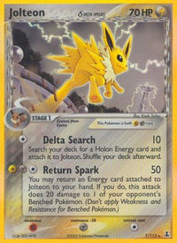Jolteon (Delta Species)  - Reverse Holofoil Delta Species - Holo Rare