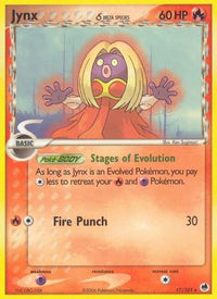 Jynx (Delta Species)  - Reverse Holofoil Dragon Frontiers - Rare