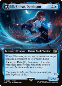 Jill, Shiva's Dominant (Extended Art) - : (enchantment, Extended Art) (FIN-438) - FINAL FANTASY