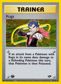 Koga (019/132) [Gym Challenge] Unlimited Holofoil - Holo Rare