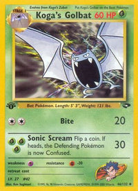 Koga's Golbat (046/132) [Gym Challenge] 1st Edition - Uncommon