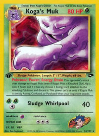 Koga's Muk (026/132) [Gym Challenge] 1st Edition - Rare