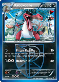 Krookodile (Team Plasma)  Plasma Freeze - Rare