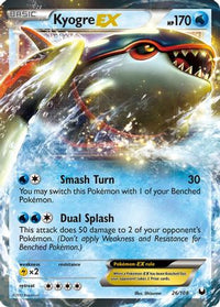 Kyogre EX  - Holofoil Dark Explorers - Ultra Rare