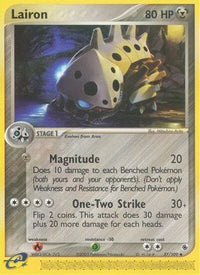 Lairon - 37/109/109  Ruby and Sapphire - Uncommon