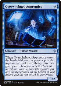 Overwhelmed Apprentice [Throne of Eldraine]