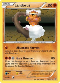 Landorus  - Holofoil Noble Victories - Holo Rare
