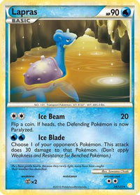 Lapras  HeartGold SoulSilver - Rare